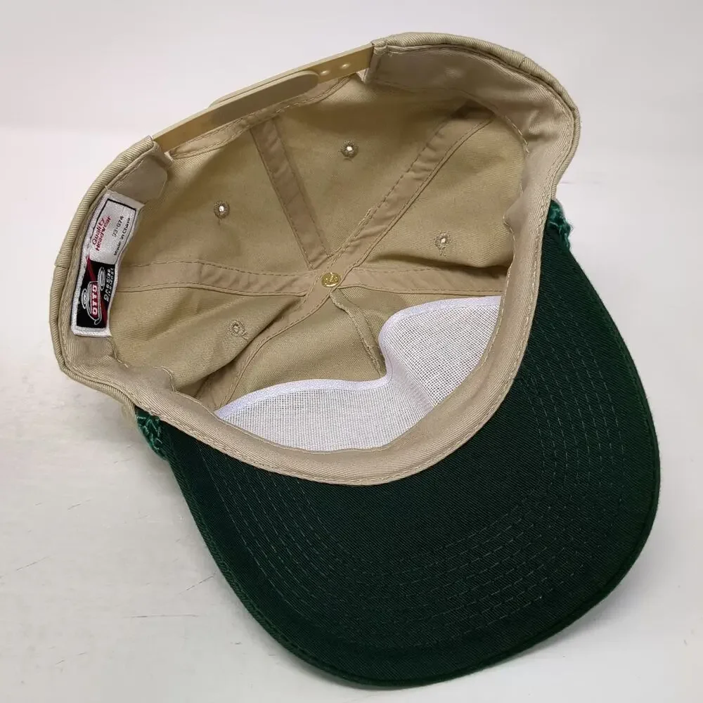 Otto 5 Panel Beige Green One Size Timberwolf Wood Processing Equipment Hat